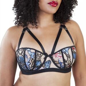 Gabifresh x Playful Promises Celeste Sequined Embroidered Bra
